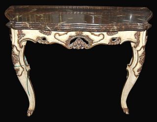 Italian Carved & Painted Console photo