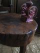 Antique 18oo ' S Primitive Butcher Block Table Amazing One Of A Kind Solid Piece 1800-1899 photo 2