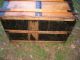 Antique 1800s Stage Coach Chest Steamer Trunk Restored Orig Hardware Latches 1800-1899 photo 9
