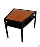 2 Trapazoidal Side Tables By Michael Taylor For Baker 1900-1950 photo 3