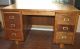 Antique Solid Oak & Oak Vaneer Teachers Desk Circa 1930 Large Heavy 1900-1950 photo 1