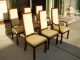 Set 6 Henredon Artefacts Scene One Collection Wood & Upholstered Dining Chairs Post-1950 photo 5