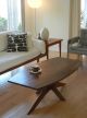 Mid Century Modern Solid Walnut Biomorphic Coffee Table Post-1950 photo 1