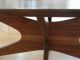 Mid Century Modern Solid Walnut Biomorphic Coffee Table Post-1950 photo 5