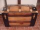 Refinished Victorian Dome Top Steamer Trunk Antique Chest With Key And Tray 1800-1899 photo 4