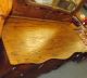 Antique Oak Serpentine Front Dresser & Mirror,  Oak Dresser To Refinish 1900-1950 photo 7