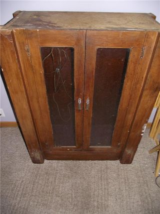 1920s Arts And Crafts Era Period Mission Style Bookcase photo