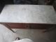 Antique Inlay Marble Top Washstand - With Cupboard Post Victorian 1900-1950 photo 2
