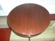 3 Legged Solid Wood Cherry Pedestal Drum Table Post-1950 photo 2