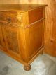 (1of3) Vintage Ornate French Country Renaissance Style Buffet Sideboard Credenza Post-1950 photo 2