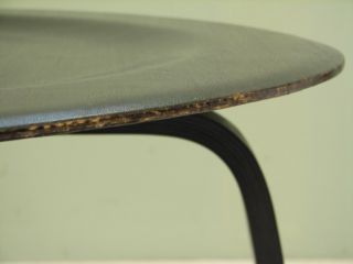 Eames Ctw Black Coffee Table Bent Plywood.  Mid Century Modern Low Table photo