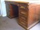 Antique Desk,  Quarter - Sawn Oak,  Mission 1900-1950 photo 2