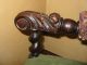 Vintage Spanish Revival Throne Arm Chair French Renaissance Carved Barley Twist Post-1950 photo 8