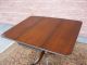 Antique 1940 ' S Duncan Phyfe Style Mahogany Drop Leaf Table Pedestal Base No Res 1900-1950 photo 6