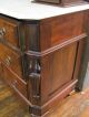 Antique Walnut Dresser & Mirror With Marble Top 1800-1899 photo 3