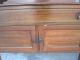 Antique Inlay Solid Top Washstand - With Drawer And Cupboard Post Victorian 1900-1950 photo 1
