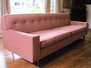 Wormley Dunbar Mid Century Modern Vintage Sofa photo