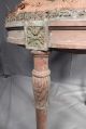 Antique Distressed Louis Xvi Stool Old Grungy Paint Oval To Restore Carved Wood 1900-1950 photo 2