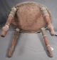 Antique Distressed Louis Xvi Stool Old Grungy Paint Oval To Restore Carved Wood 1900-1950 photo 7
