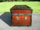 Antique Stagecoach Steamer Trunk Chest - Restored Refinished 1800-1899 photo 9