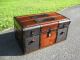 Antique Stagecoach Steamer Trunk Chest - Restored Refinished 1800-1899 photo 1