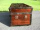 Antique Stagecoach Steamer Trunk Chest - Restored Refinished 1800-1899 photo 7