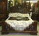 Antique Carved Italian Walnut Mid 19th Century Six Piece Queen Bedroom Suite 1800-1899 photo 2
