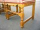 (1of3) Vintage Ornate French Country Renaissance Style Diningroom Table & Chairs 1900-1950 photo 10