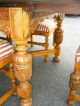 (1of3) Vintage Ornate French Country Renaissance Style Diningroom Table & Chairs 1900-1950 photo 11