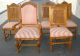 (1of3) Vintage Ornate French Country Renaissance Style Diningroom Table & Chairs 1900-1950 photo 4