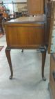 Antique Mid - 20th Century Flame Mahogany Mirrored Vanity Dressing Table W Drawers 1900-1950 photo 9