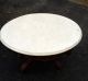 Victorian Walnut Oval Marble Top Coffee Table,  Attr.  Thomas Brooks 1800-1899 photo 11