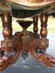 Victorian Walnut Oval Marble Top Coffee Table,  Attr.  Thomas Brooks 1800-1899 photo 7