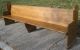 20 Vintage Solid Oak Church Pews / Benches 10 ' Long Post-1950 photo 1