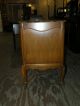Antique French Provincial Leather Top Kneehole Desk 1900-1950 photo 7
