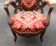 J.  J.  W Meeks Laminated Rosewood Rococo Hawkins Pattern Arm Chair 1800-1899 photo 3