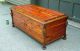 Large Vtg Antique Cedar Chest Knotty Cedar Blanket Box Coffee Table 1900-1950 photo 6