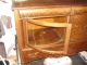 Antique Tiger Oak Buffet Sideboard Furniture W/ Mirror Claw Foot Curved Glass 1900-1950 photo 10