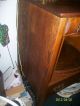 Antique Tiger Oak Buffet Sideboard Furniture W/ Mirror Claw Foot Curved Glass 1900-1950 photo 4