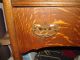 Antique Tiger Oak Buffet Sideboard Furniture W/ Mirror Claw Foot Curved Glass 1900-1950 photo 8