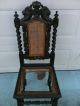 (2) Antique Carved Chair Frames For Restoration Project 1900-1950 photo 4