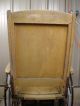 Antique Vintage Wood Wooden Adjustable Wheelchair - Halloween Fully Functional 1900-1950 photo 10