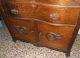 Sideboard Buffet Tiger Oak With Beveled Mirror Applied Carvings Cup Hooks Pulls 1900-1950 photo 11