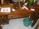 Antique Mission Oak Desk Leaven ' S Furniture Boston 42 X 28 X 30 Arts Crafts Old 1900-1950 photo 2