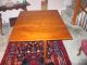 Antique Solid Mahogany Drop - Leaf Table - 19th Century 1800-1899 photo 1