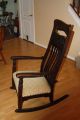 Antique Northwind Large Oak Rocking Chair With Carved Face Rocker Early 1900 ' S 1900-1950 photo 6