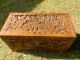 Large Antique Hand Carved Camphor Chest 