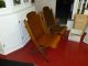 Mid Century Folding Wood Wooden Chairs 2 1900-1950 photo 1