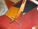 Mid Century Folding Wood Wooden Chairs 2 1900-1950 photo 3