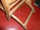 Mid Century Folding Wood Wooden Chairs 2 1900-1950 photo 4